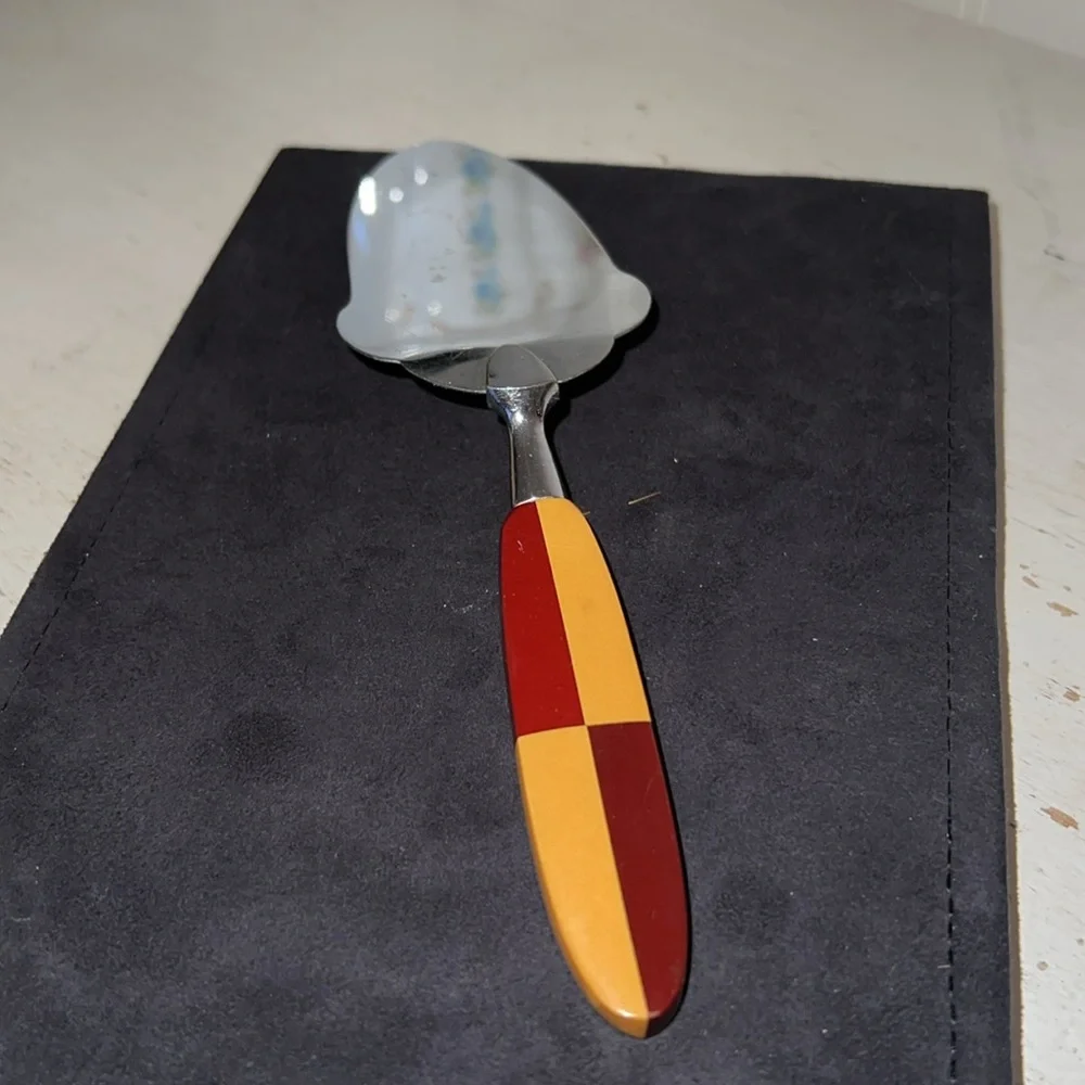 Stunning 1930s 40s Bakelite & Chrome German signed pie server